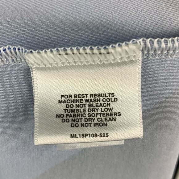 Magnolia Lane Masters Golf Shirt Womens L Short Sleeve 1/4 zip Color Block Top - Picture 8 of 9